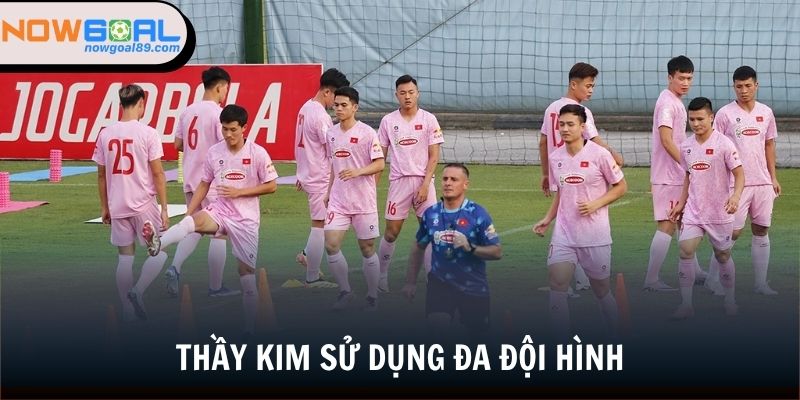 Sơ đồ đa dạng trong chiến thuật HLV Kim Sang-sik