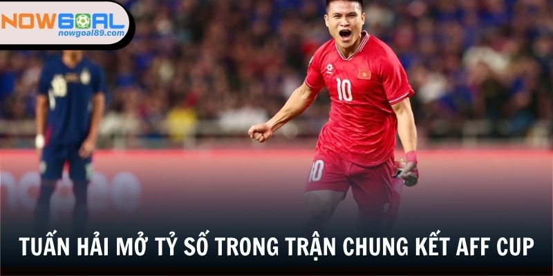 Tuấn hải ghi bàn mở tỷ số trong trận chung kết lượt về AFF Cup 2024